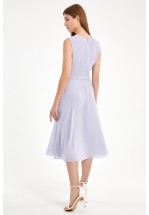 Фіалкова сукня із шифону