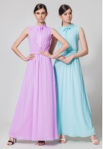 Коктейльна ніжно-бузкова сукня