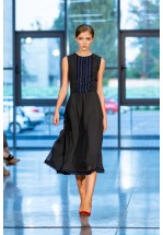 Коктейльное платье из шифона