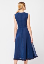 Коктейльное платье из шифона