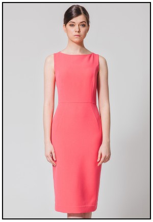 Коралова сукня - футляр