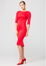 Червона сукня-футляр