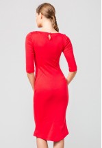 Червона сукня-футляр