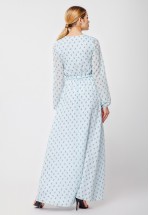 М'ята сукня максі з принтом