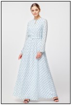 М'ята сукня максі з принтом