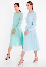 Ніжна сукня міді м'ятного кольору