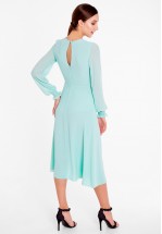Ніжна сукня міді м'ятного кольору