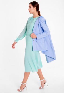 Ніжна сукня міді м'ятного кольору