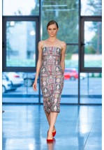 Облягаюча сукня-бюстьє