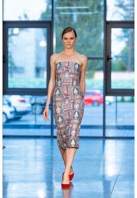 Облягаюча сукня-бюстьє