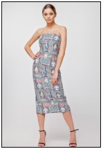 Облягаюча сукня-бюстьє