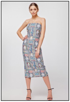 Облягаюча сукня-бюстьє