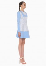 Сукня зі сталевого жаккарду