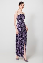 Сукня-бюстьє із жаккарду