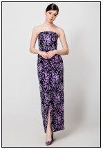 Сукня-бюстьє із жаккарду