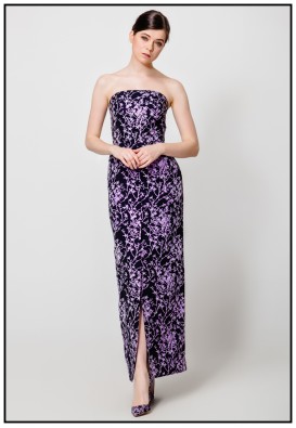 Сукня-бюстьє із жаккарду