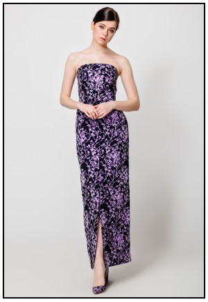 Сукня-бюстьє із жаккарду