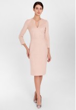 Сукня-футляр з екозамші