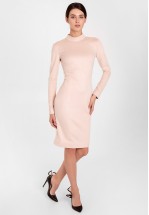 Сукня з екозамші у кольорі нюд