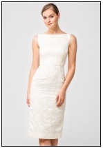 Сукня міді зі структурованого жаккарду