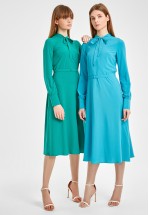 Сукня міді зеленого кольору