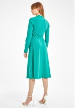 Сукня міді зеленого кольору