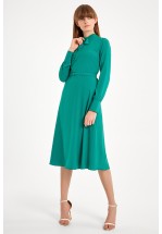 Сукня міді зеленого кольору