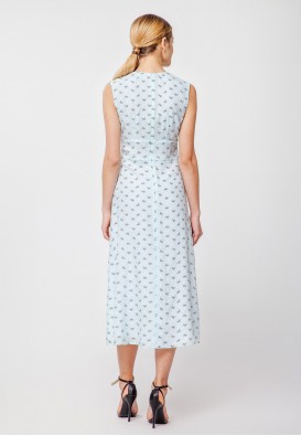 Сукня міді в мятному кольорі