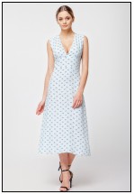 Сукня міді в мятному кольорі