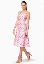 Платье миди нежно-пурпурного цвета