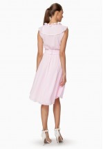 Сукня міді ніжно-рожевого кольору