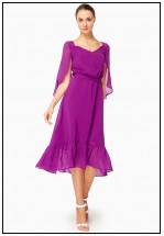 Сукня міді ультрафіолет