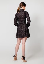 Сукня міні на запах із чокером