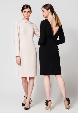 Сукня-піджак у кольорі крем-брюле