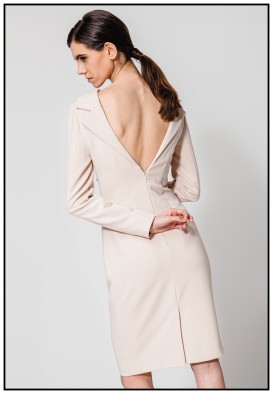 Сукня-піджак у кольорі крем-брюле