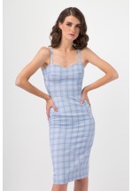 Сукня-сарафан у клітинку