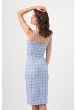 Сукня-сарафан у клітинку