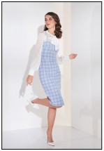 Сукня-сарафан у клітинку