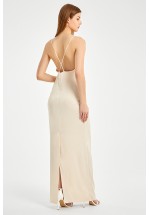 Платье в пол на бретелях