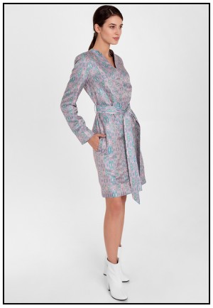 Сукня-жакет із жаккарду