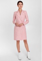 Сукня-жакет у ніжно-рожевому кольорі