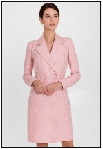 Сукня-жакет у ніжно-рожевому кольорі